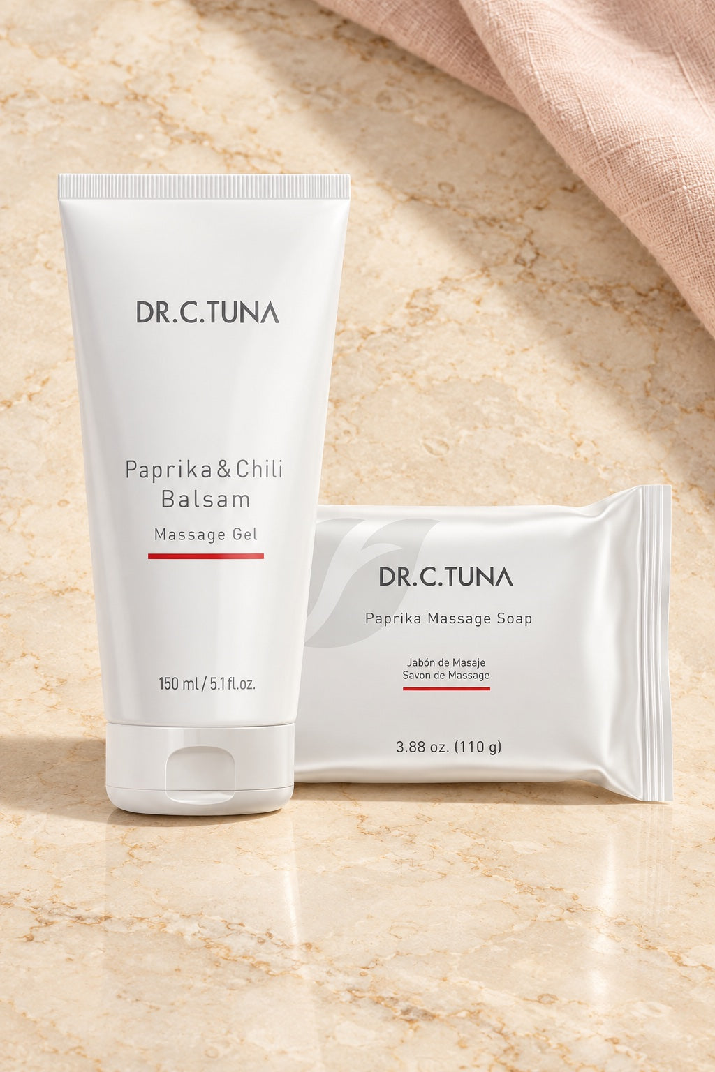 Dr. C. Tuna Paprika Ritual: Massage Soap & Massage Gel
